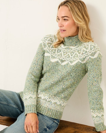 Fatface Birch Fairisle Crew
