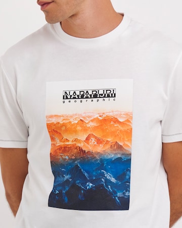 Napapijri Graphic T-Shirt - White