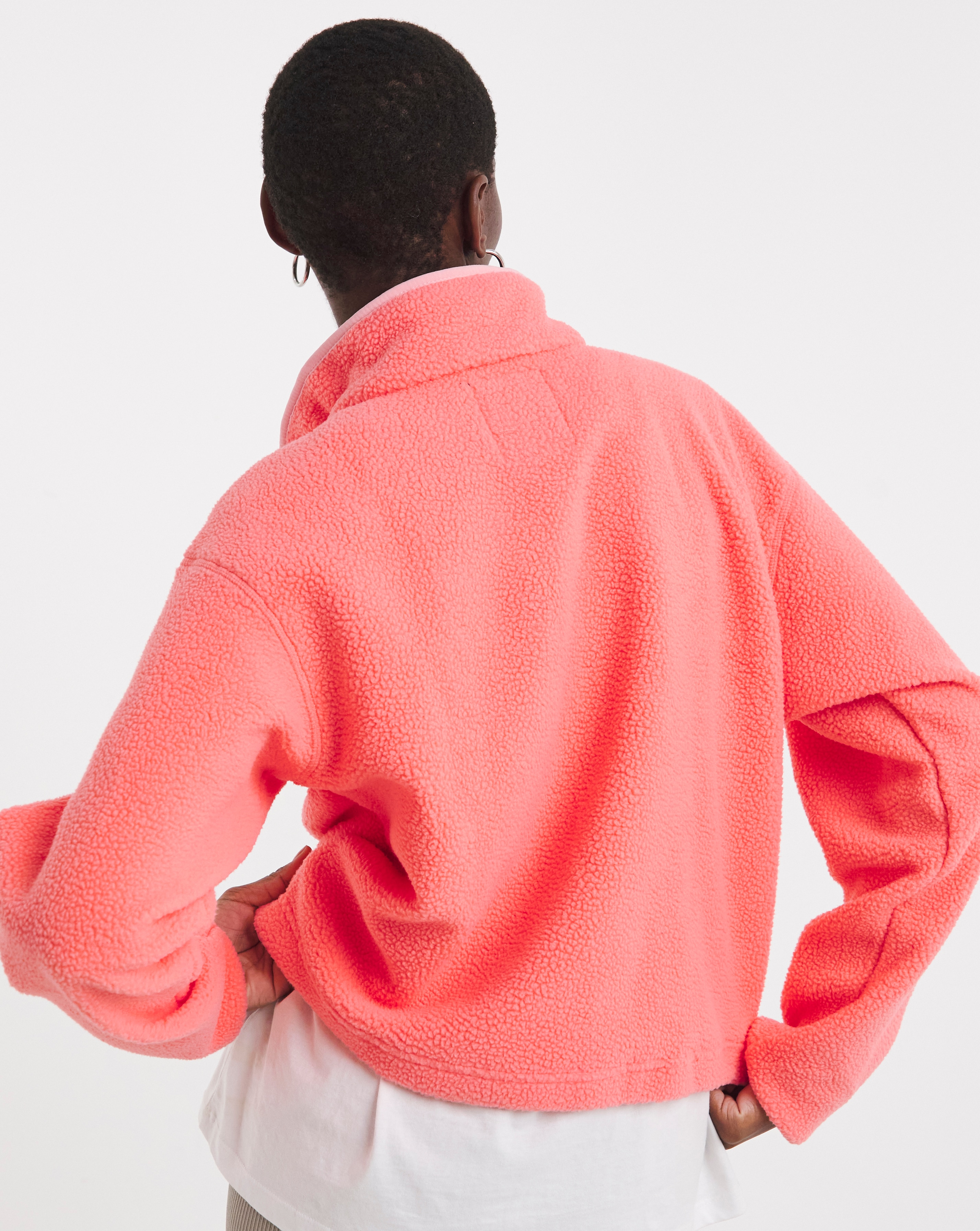 user_cc18e7f0 Columbia Helvetia II Cropped Half Snap Fleece | JD Williams