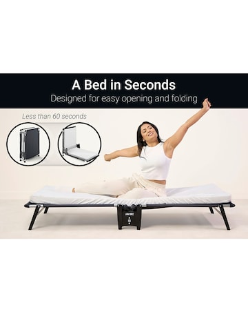 Jay-Be Hideaway Folding Bed with e-Fibre Mattress Single