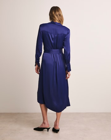 Anthology Satin Shirt Dress