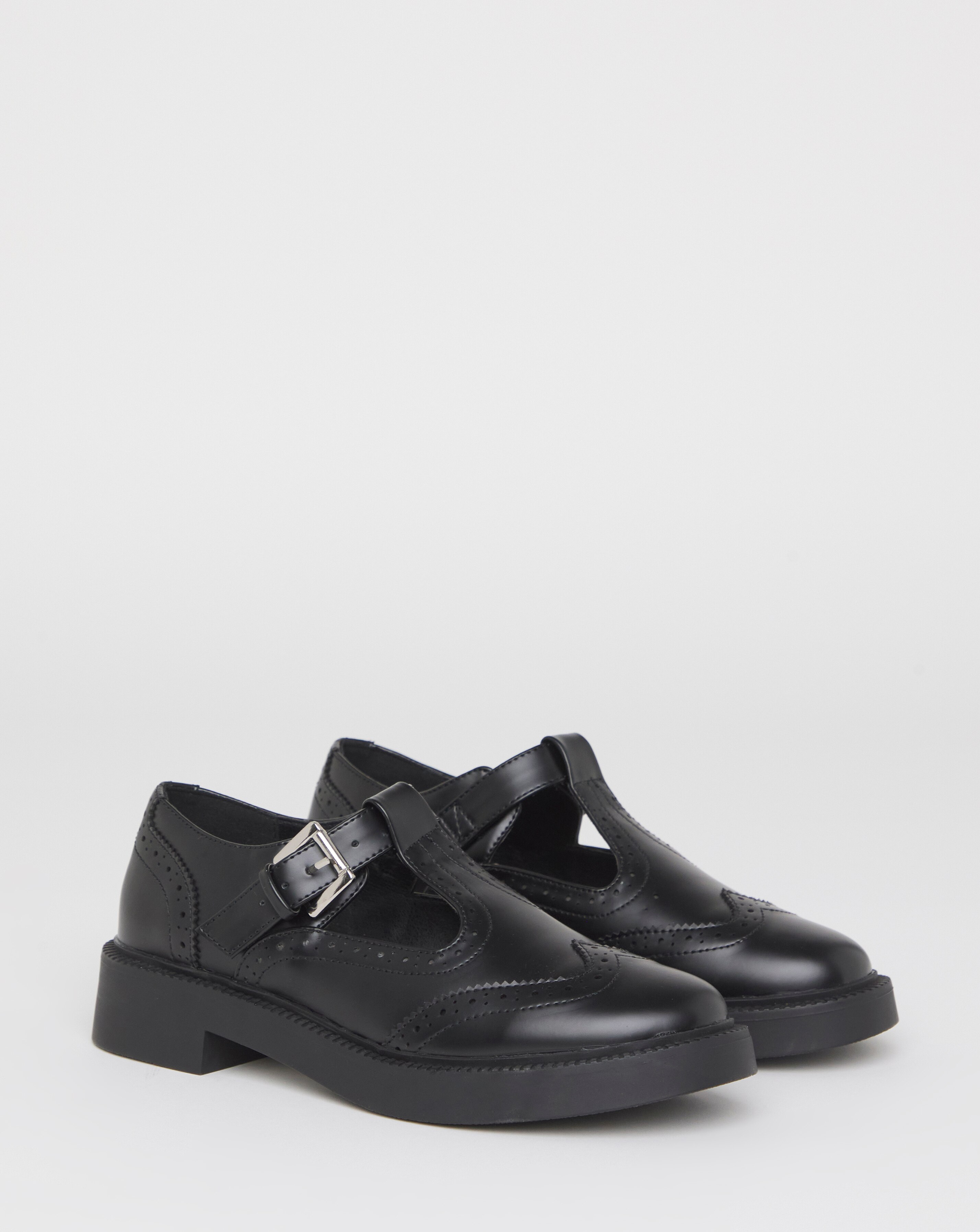 North T Bar Brogue Mary Jane Shoes - Extra Wide Fit (EEE) | JD