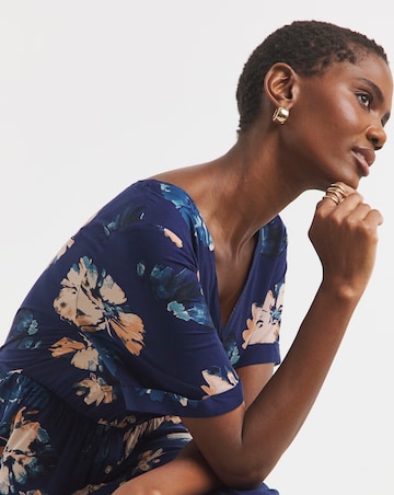 Easy Printed Button Through Dress