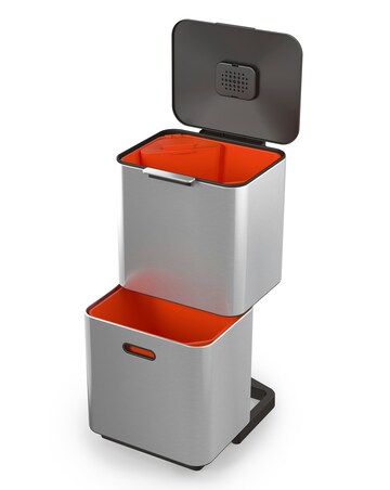 Joseph Joseph 60L Bin Stainless Steel
