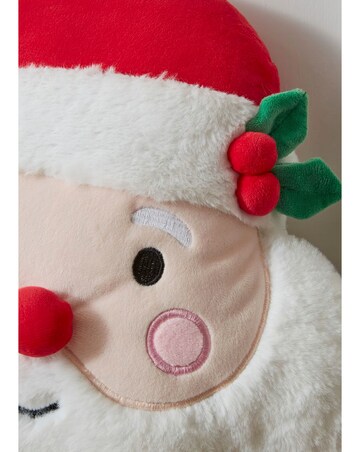 Catherine Lansfield Santa 3D Shaped Cushion