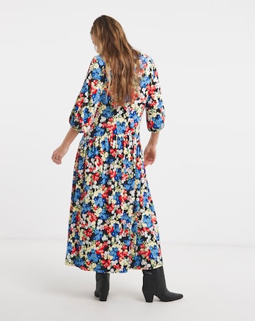 Soft Touch Drop Waist Smock Dress