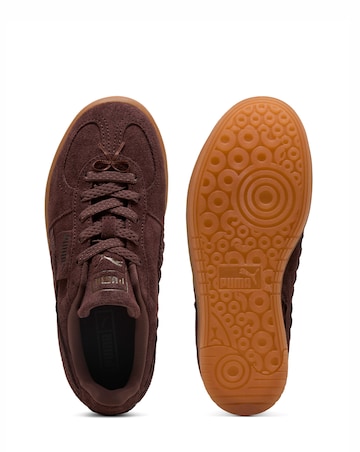 PUMA Palermo Elevata Bow Suede Trainers