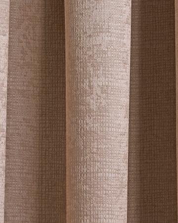 Matrix Light Filtering Textured Embossed Pencil Pleat Thermal Curtain