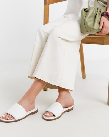 Athena Classic Flat Mules - Extra Wide Fit (EEE)