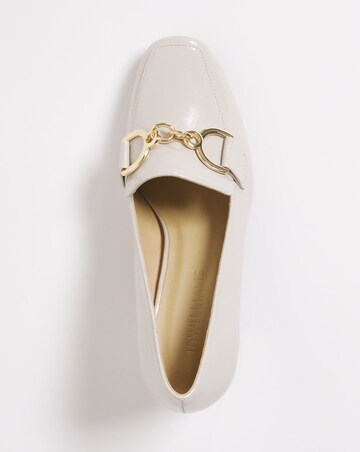 Flexible Block Heel Loafer with Trim - Extra Wide Fit (EEE)