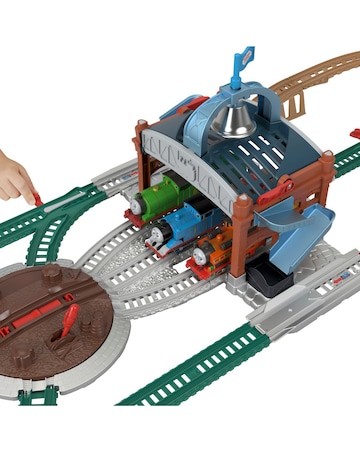 Thomas & Friends Load & Launch Barrel Delivery Set Motorized Toy Train