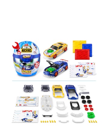 Metal Machines Speed Heroes: Sonic The Hedgehog Vehicle Mystery Unboxing Egg