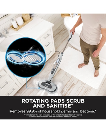 Shark S8201UK Steam and Scrub Steam Mop with Steam Blaster