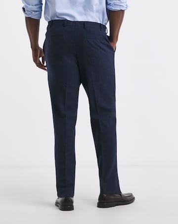 Wool Blend Regular Fit Suit Trouser