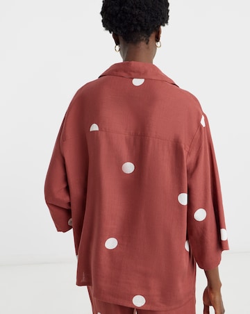 Linen Mix Half Sleeve Shirt