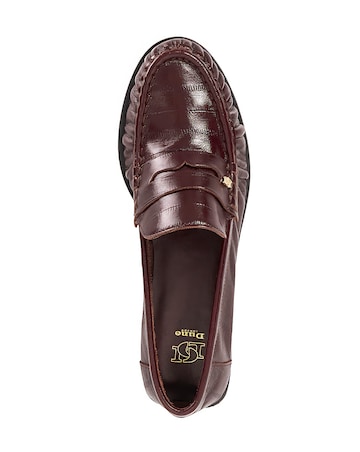 Dune Grisella Burgundy Leather Loafer