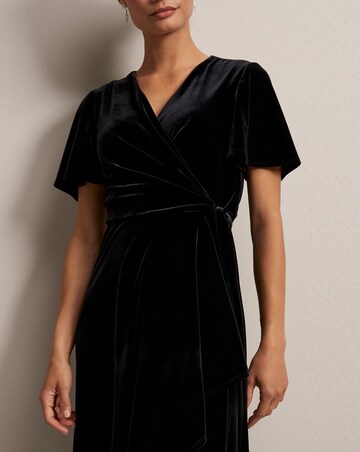 Phase Eight Julissa Velvet Wrap Dress
