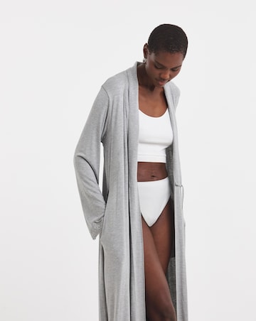 Pretty Secrets Cool Stretch Lace Maxi Dressing Gown