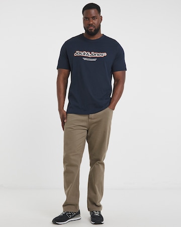 Jack & Jones Vesterbro Logo T-Shirt - Navy