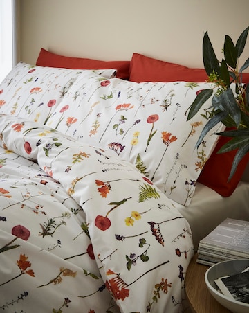 Pressed Flower Duvet Cover Set