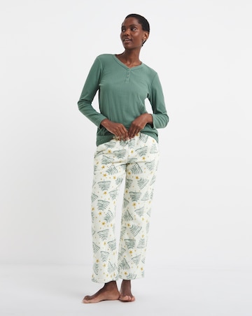 Pretty Secrets Fleece Henley Pyjama Set