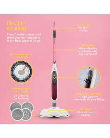 Swan SC30132QOC Lynsey Queen of Clean Hardfloor Cleaner and Polisher