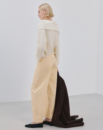 Mango High Waisted Mid-Rise Ballloon Jean