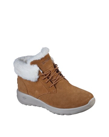 Skechers On the Go Lush Lace Up Boots Wide Fit