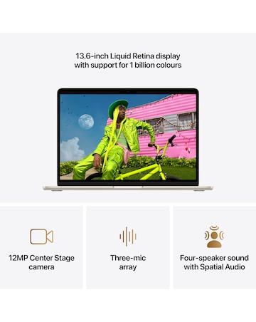 Apple MacBook Air (M5, 2026) 13in 10-core CPU 10-core GPU 16GB 1TB - Starlight