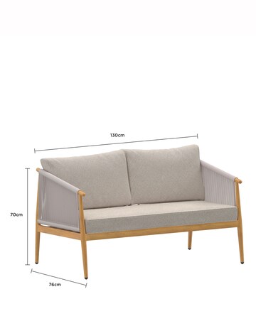 Charles Bentley Rope Weave Lounge Sofa Set