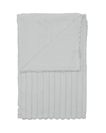 Catherine Lansfield Cosy Ribbed Throw