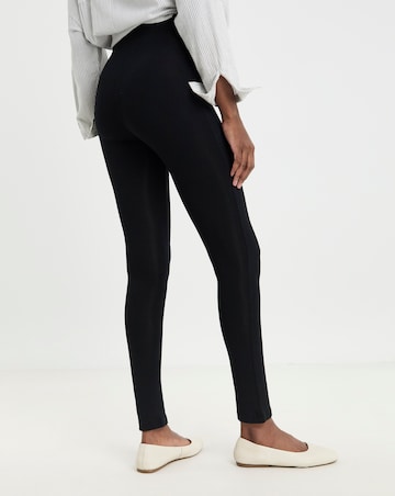 Black Jersey High Waisted Leggings