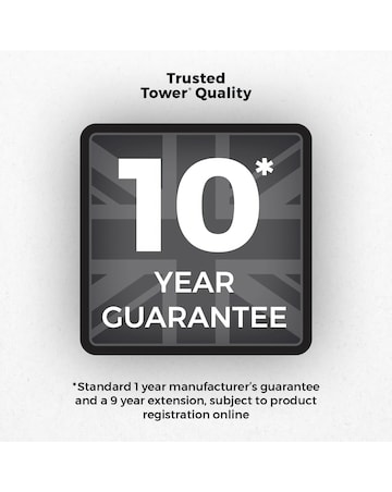 Tower 40L Recycling Pedal Bin Black