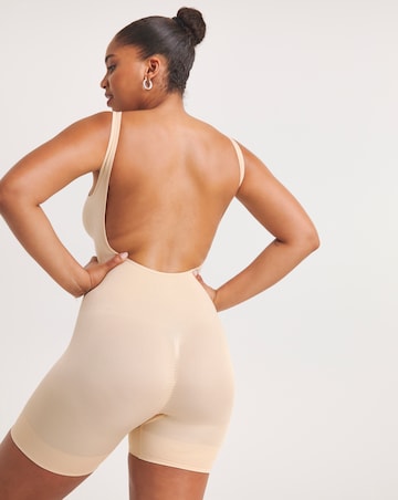 MAGIC Bodyfashion Medium Control Low Back Bodysuit Latte