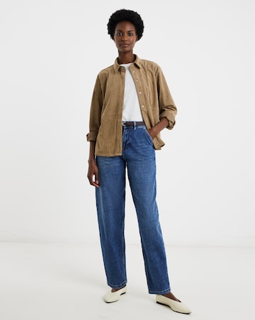 Suedette Long Sleeve Shirt