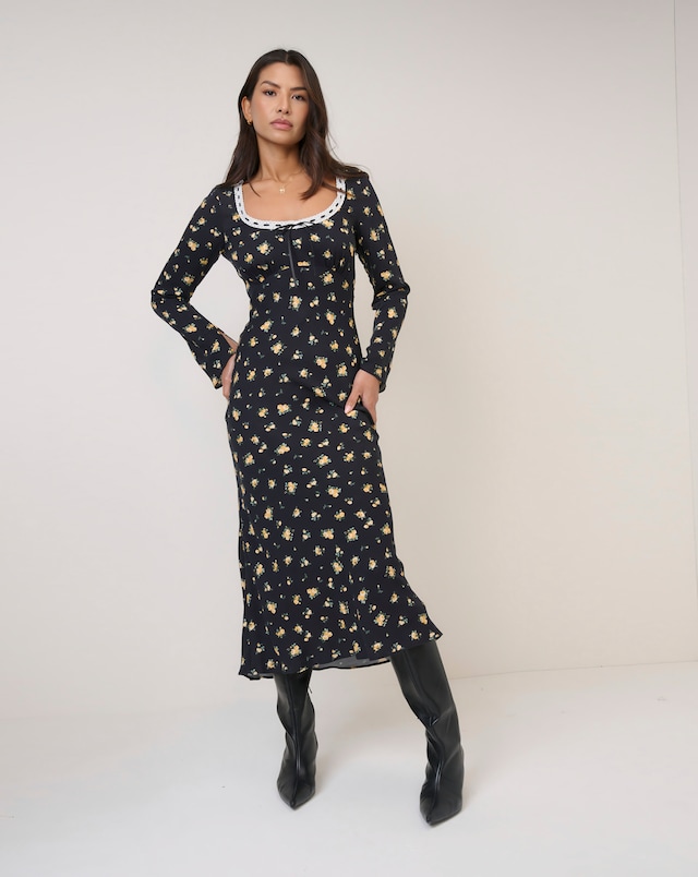 Nobody's Child Naples Midi Dress