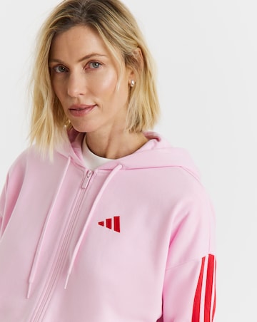 adidas 3 Stripes Full Zip Hoodie