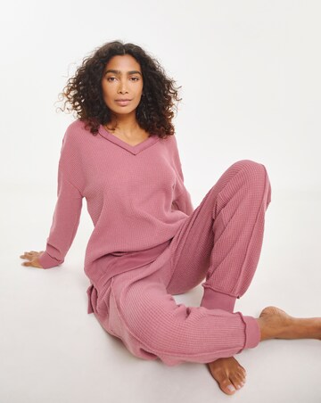 Pretty Secrets Brushed Waffle Lounge Set