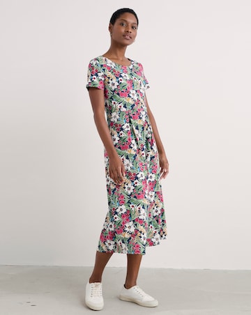 Seasalt Cornwall s/s Veronica Dress Garden Flowers Night
