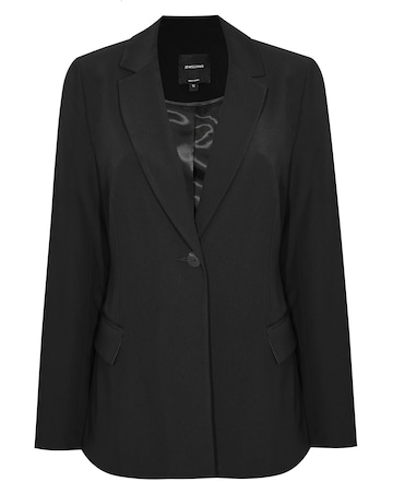 Black Tailored Single Breasted Blazer
