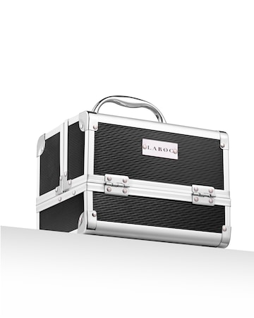 LaRoc Small Aluminium Makeup Case - Black