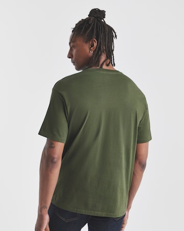 Levi's Short Sleeve Vintage Fit Script T-Shirt - Dark Green