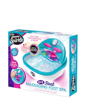 Shimmer 'N' Sparkle 6-In-1 Real Massaging Foot Spa