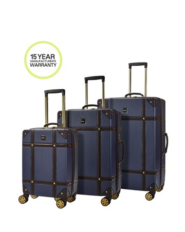 Rock Vintage 3pc Suitcase Set