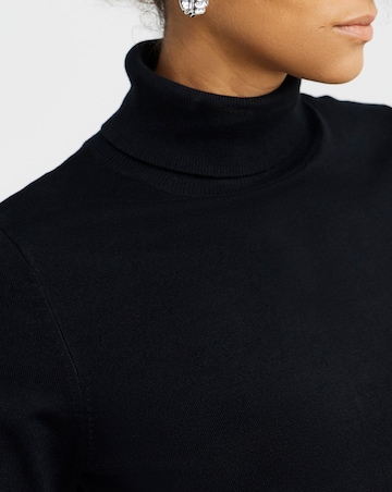 Black High Neck Jumper