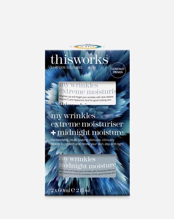 This Works My Wrinkles Extreme Moisturiser + Midnight Moisture Duo Set