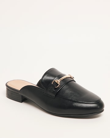 Mule With Trim Detail Extra Wide EEE Fit