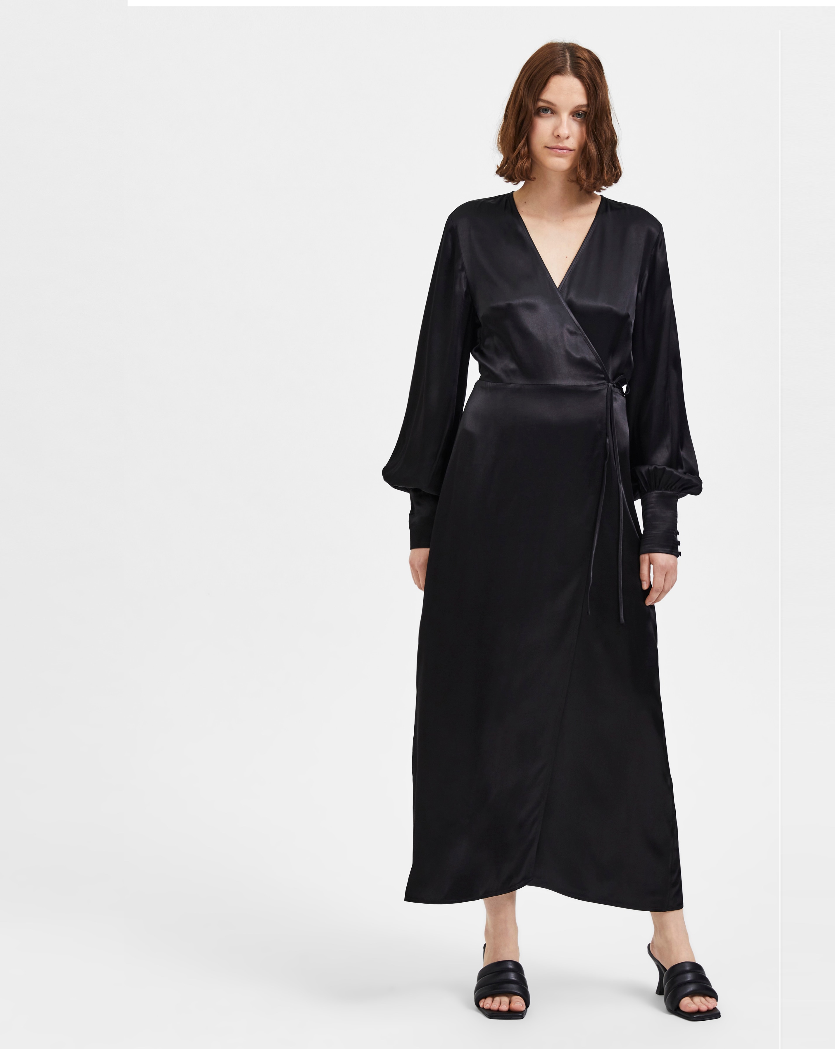 selected femme wrap dress