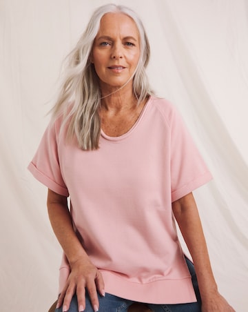 Julipa Pure Cotton Short Sleeve Sweatshirt