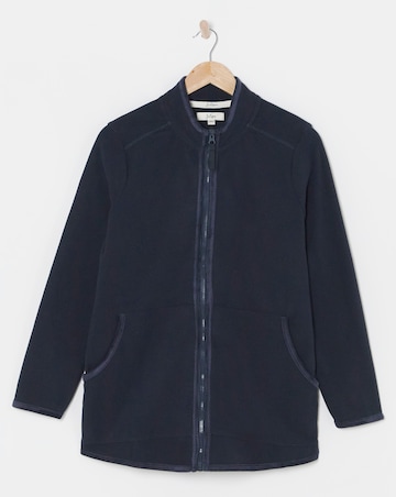 Julipa Longline Fleece With Cord Piping